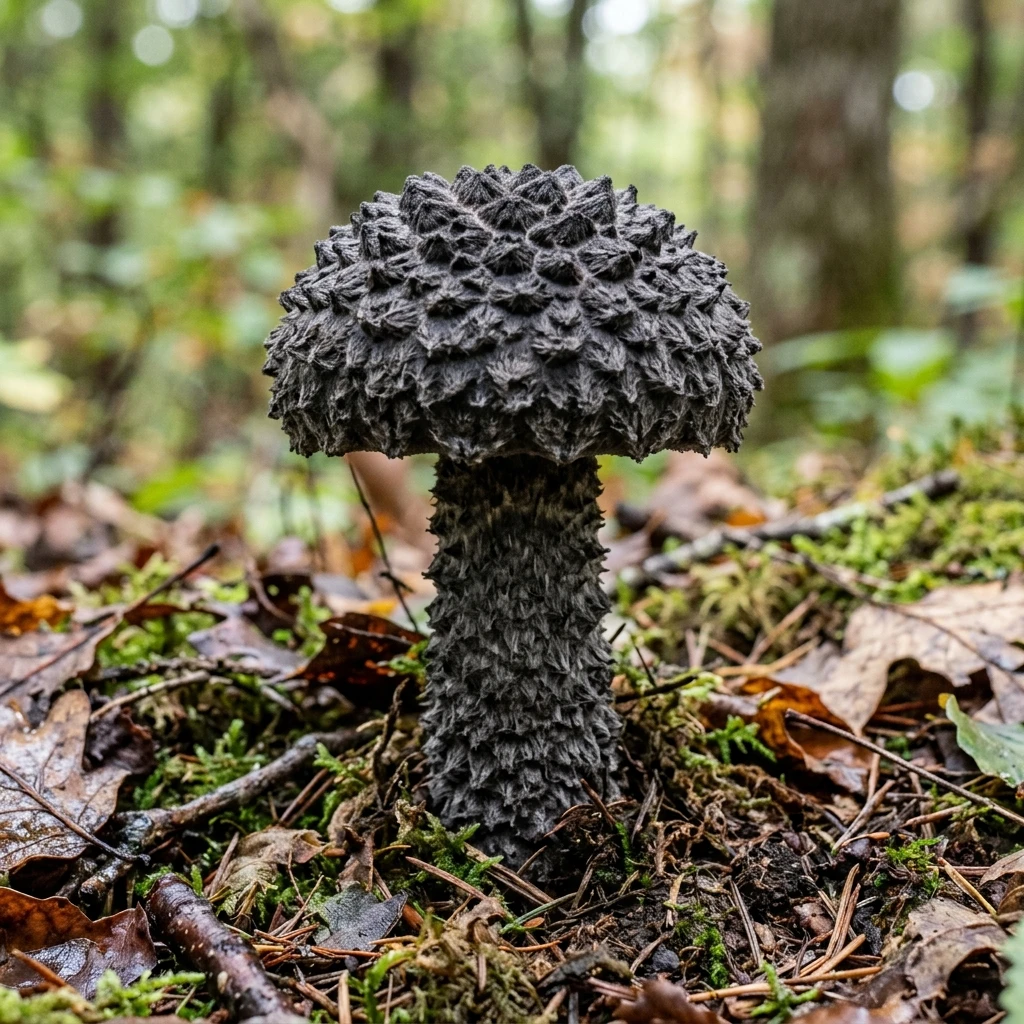 Snap & Identify Old Man of the Woods (Strobilomyces strobilaceus) - Plant AI care guides