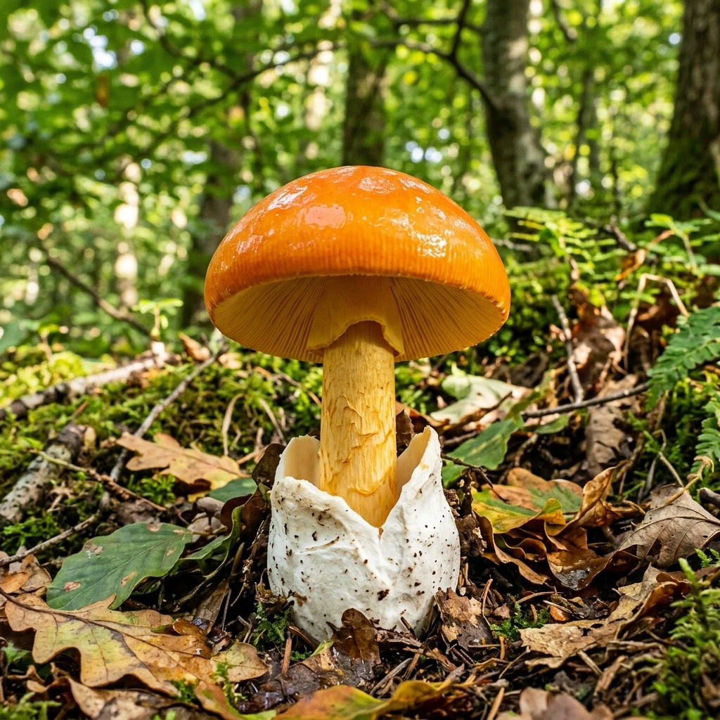 Snap & Identify Caesar's Mushroom (Amanita caesarea) - Plant AI care guides