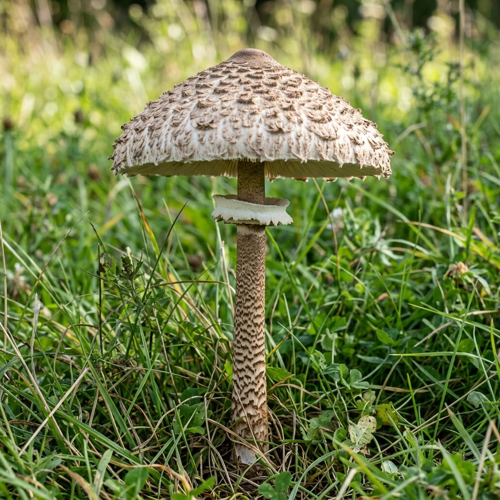 Snap & Identify Parasol Mushroom (Macrolepiota procera) - Plant AI care guides