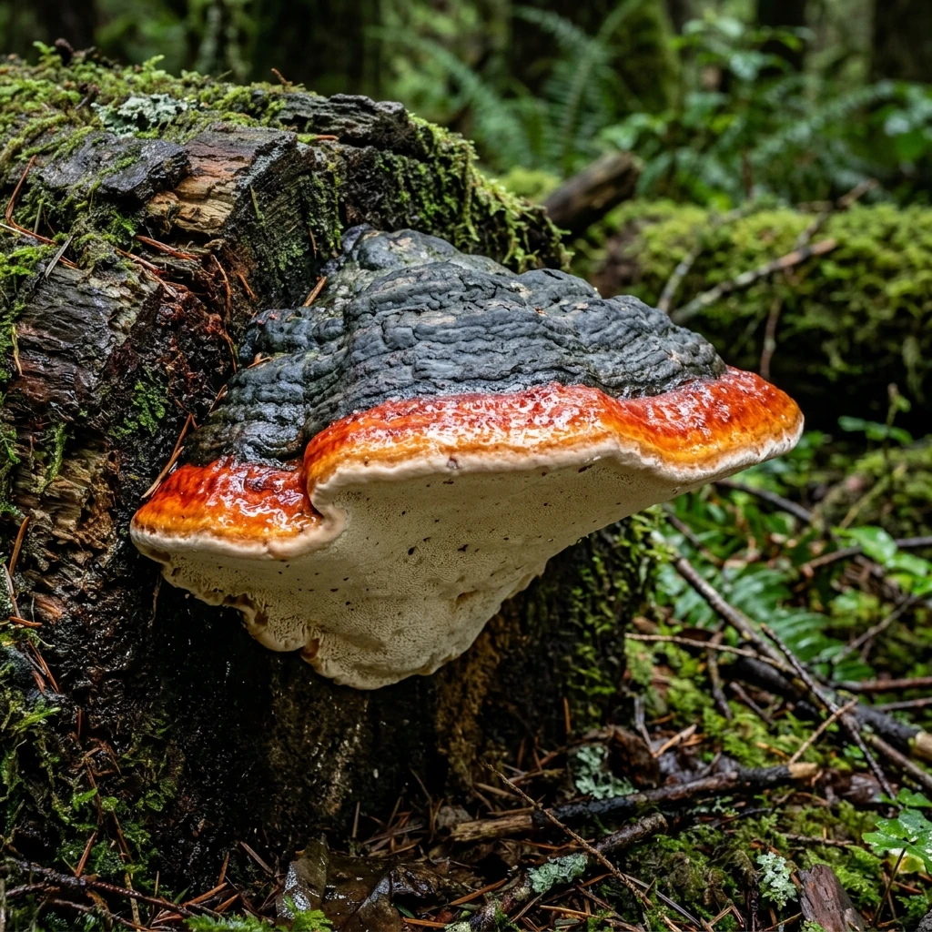 Snap & Identify Red Banded Polypore (Fomitopsis pinicola) - Plant AI care guides
