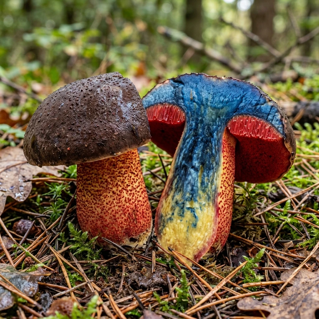 Snap & Identify Scarletina Bolete (Neoboletus luridiformis) - Plant AI care guides