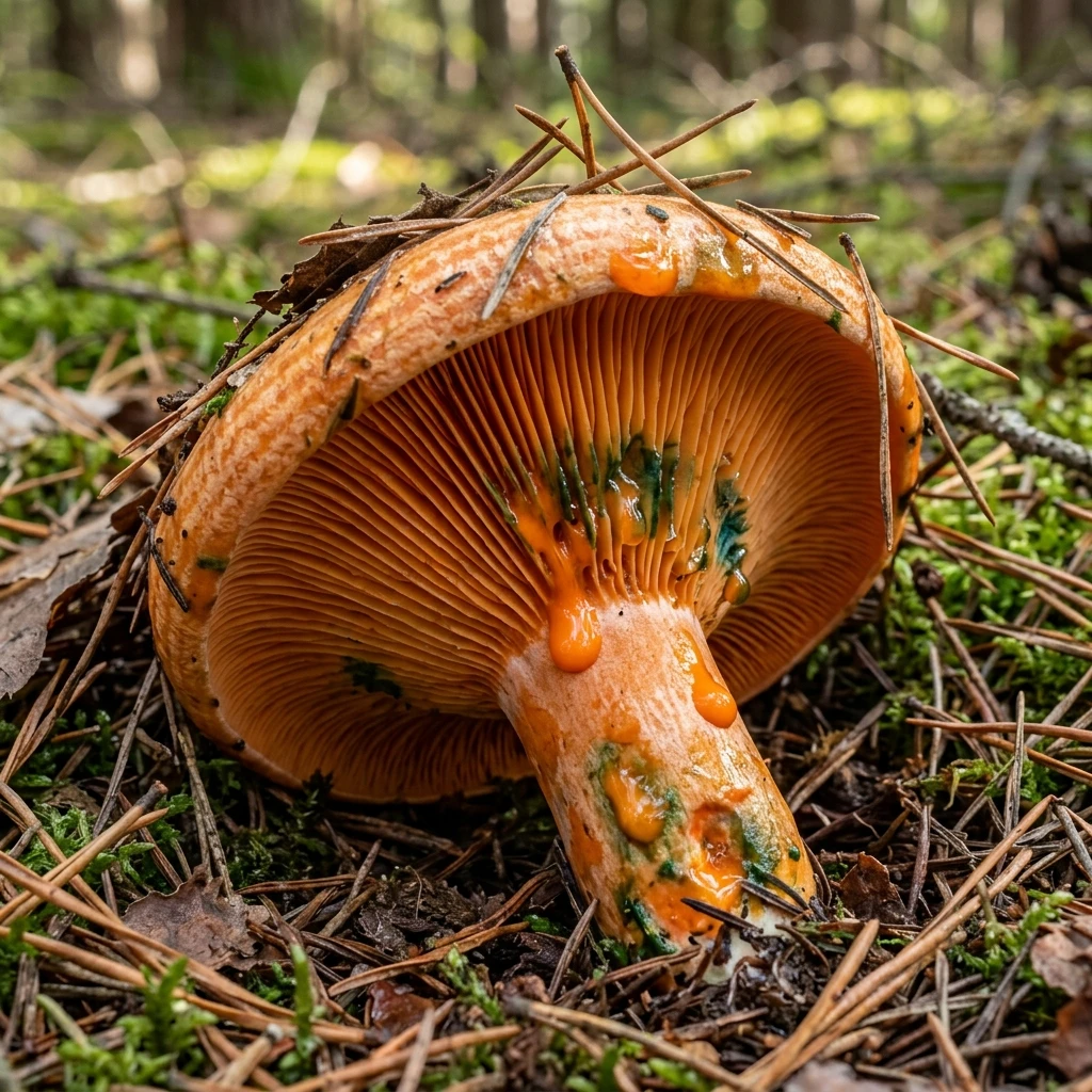 Snap & Identify Saffron Milk Cap (Lactarius deliciosus) - Plant AI care guides