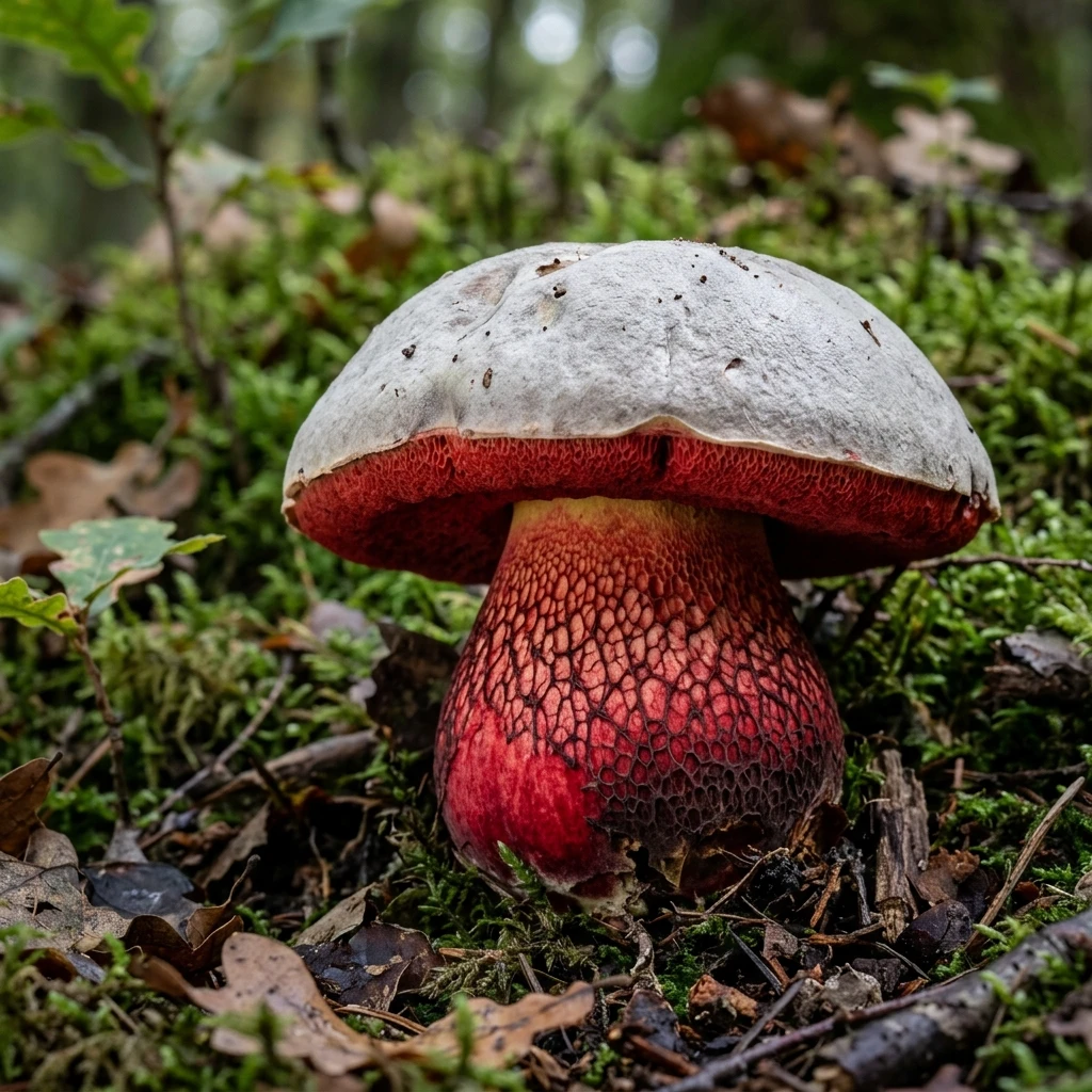 Snap & Identify Satan's Bolete (Rubroboletus satanas) - Plant AI care guides