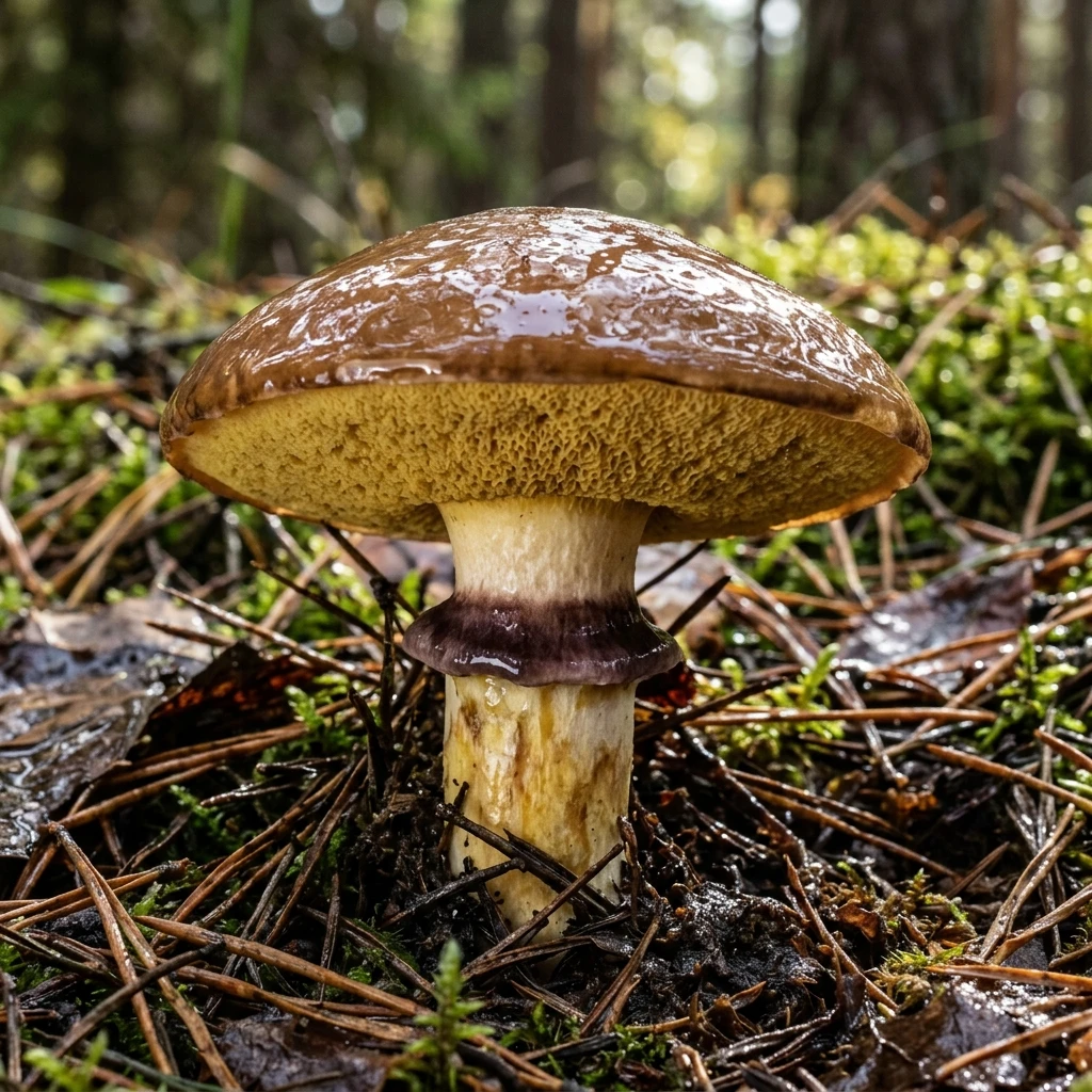 Snap & Identify Slippery Jack (Suillus luteus) - Plant AI care guides