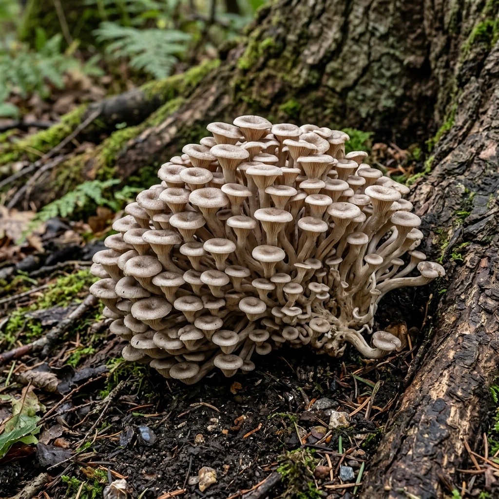 Snap & Identify Umbrella Polypore (Polyporus umbellatus) - Plant AI care guides