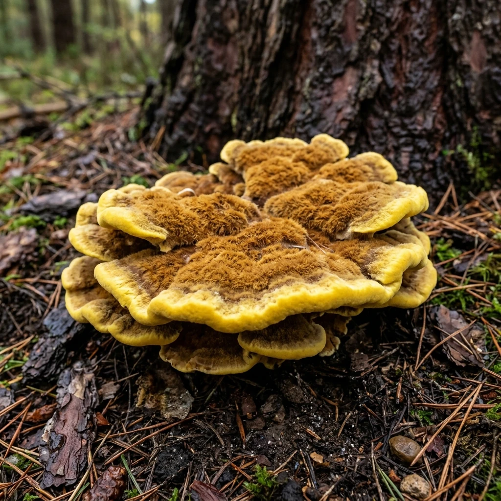 Snap & Identify Dyer's Polypore (Phaeolus schweinitzii) - Plant AI care guides