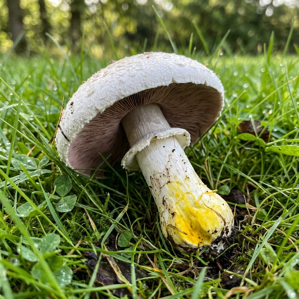Snap & Identify Yellow Stainer (Agaricus xanthodermus) - Plant AI care guides