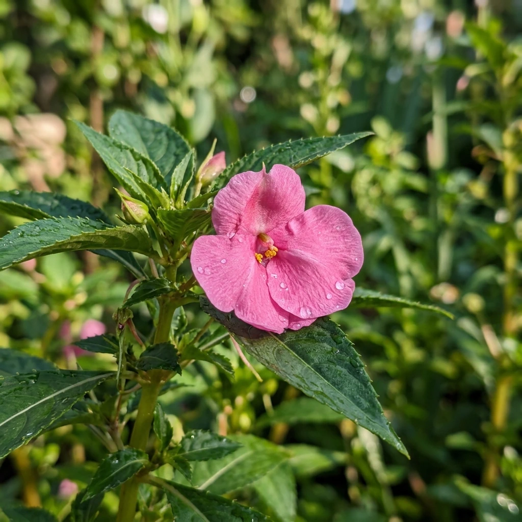 Snap & Identify Garden Balsam (Impatiens balsamina) - Plant AI care guides