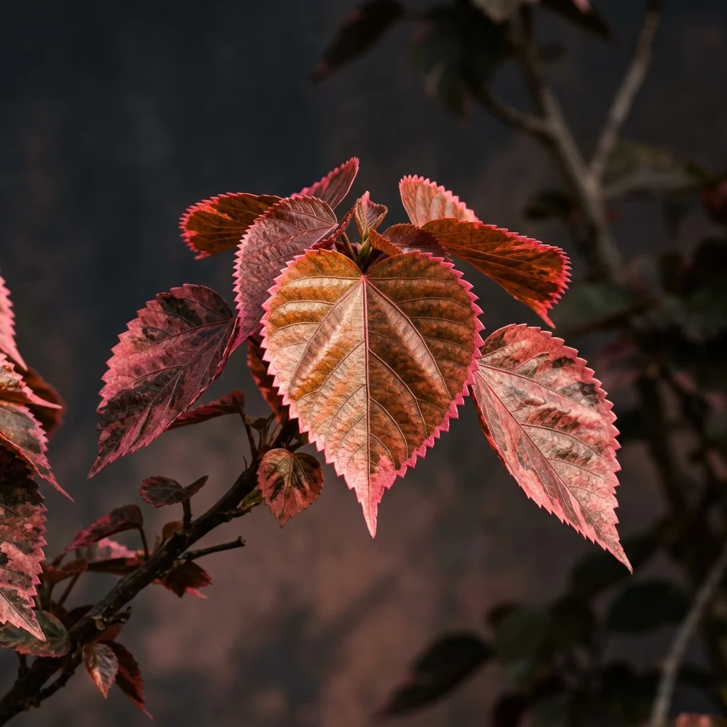 Botanical macro photography of Acalypha (Acalypha wilkesiana) - Plant AI care database