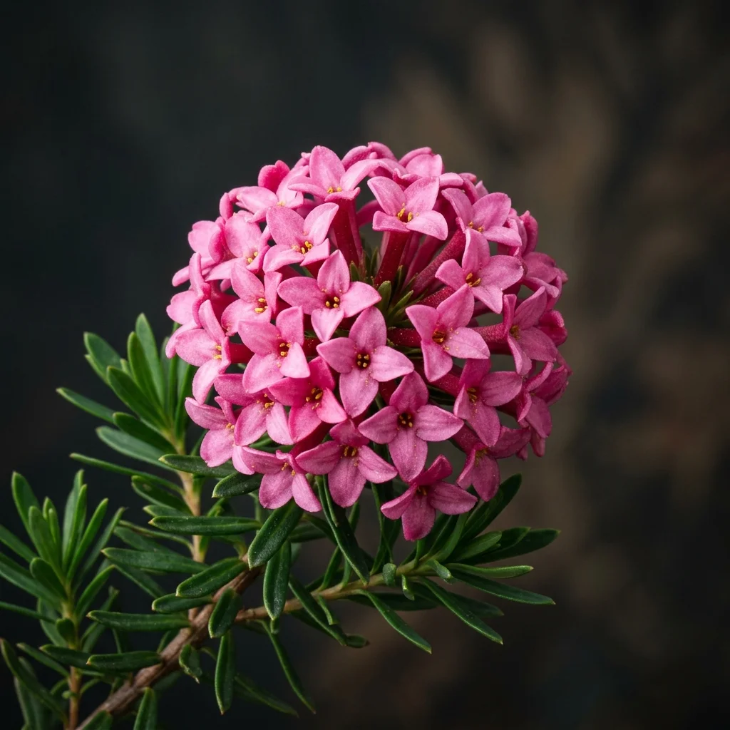 Botanical macro photography of Daphne Cneorum (Daphne cneorum) - Plant AI care database