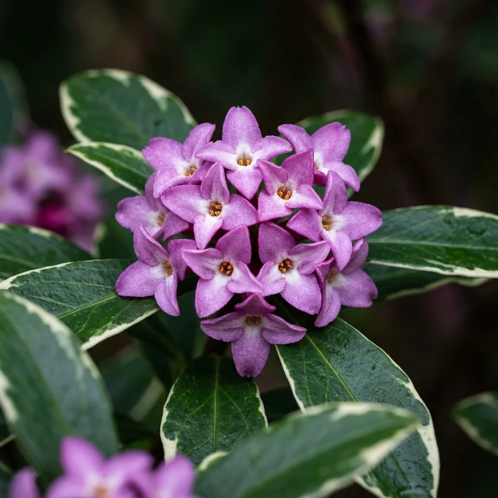 Botanical macro photography of Daphne (Daphne odora) - Plant AI care database