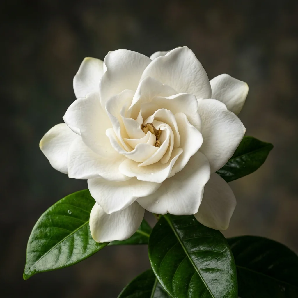 Botanical macro photography of Gardenia (Gardenia jasminoides) - Plant AI care database
