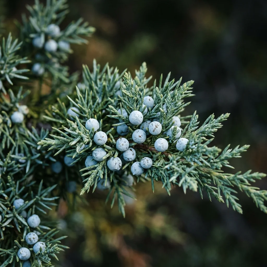 Botanical macro photography of Spreading Juniper (Juniperus horizontalis) - Plant AI care database