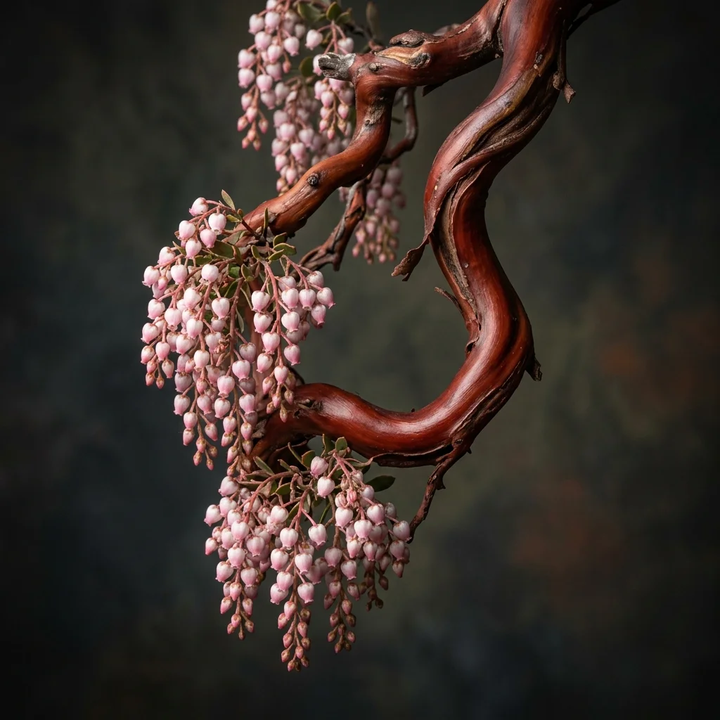 Botanical macro photography of Manzanita (Arctostaphylos manzanita) - Plant AI care database