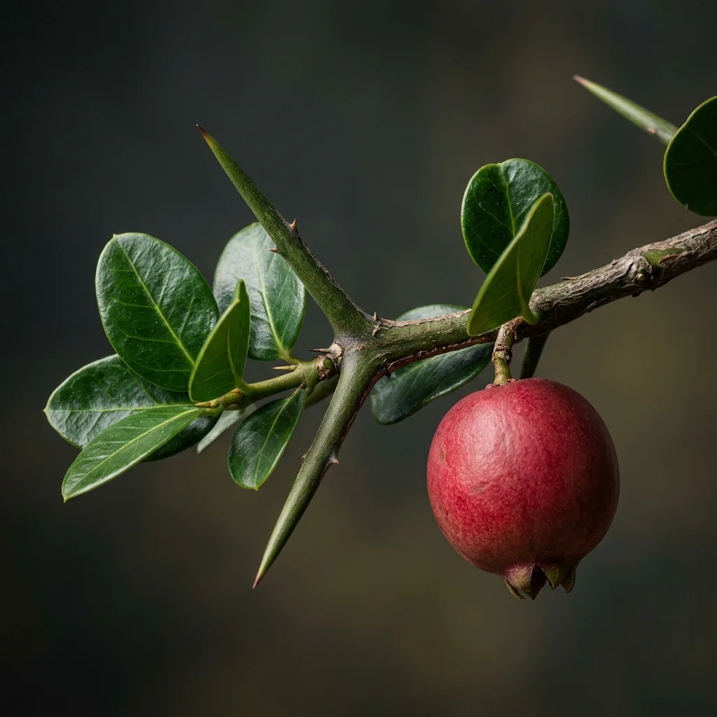 Botanical macro photography of Natal Plum (Carissa macrocarpa) - Plant AI care database
