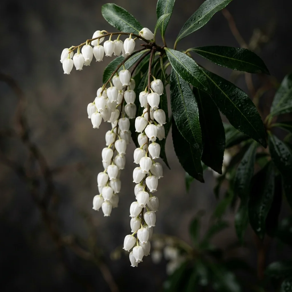 Botanical macro photography of Pieris (Pieris japonica) - Plant AI care database
