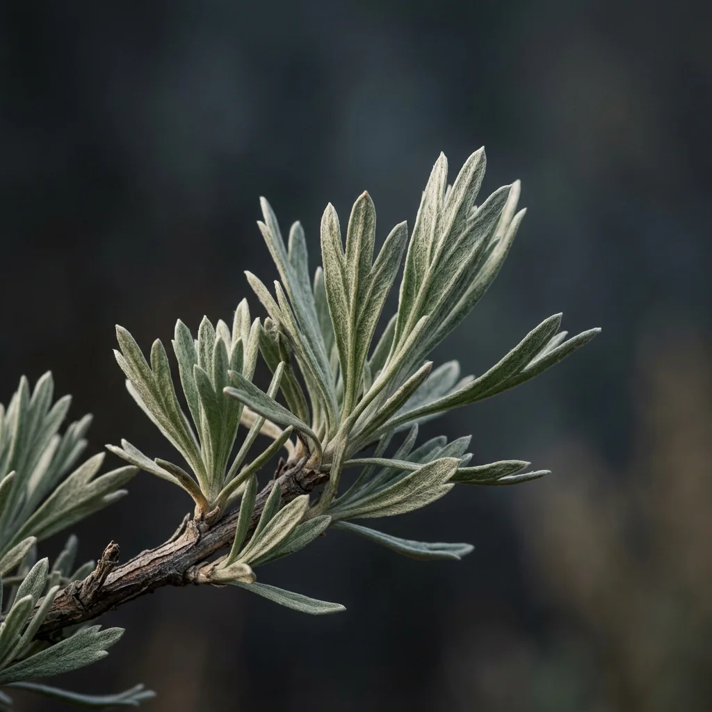 Botanical macro photography of Sagebrush (Artemisia tridentata) - Plant AI care database