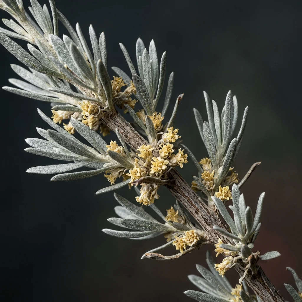 Botanical macro photography of Saltbush (Atriplex canescens) - Plant AI care database