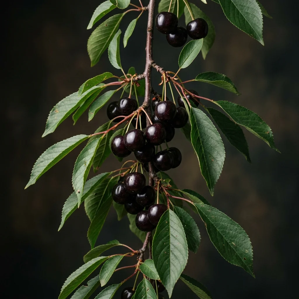 Botanical macro photography of Sand Cherry (Prunus pumila) - Plant AI care database