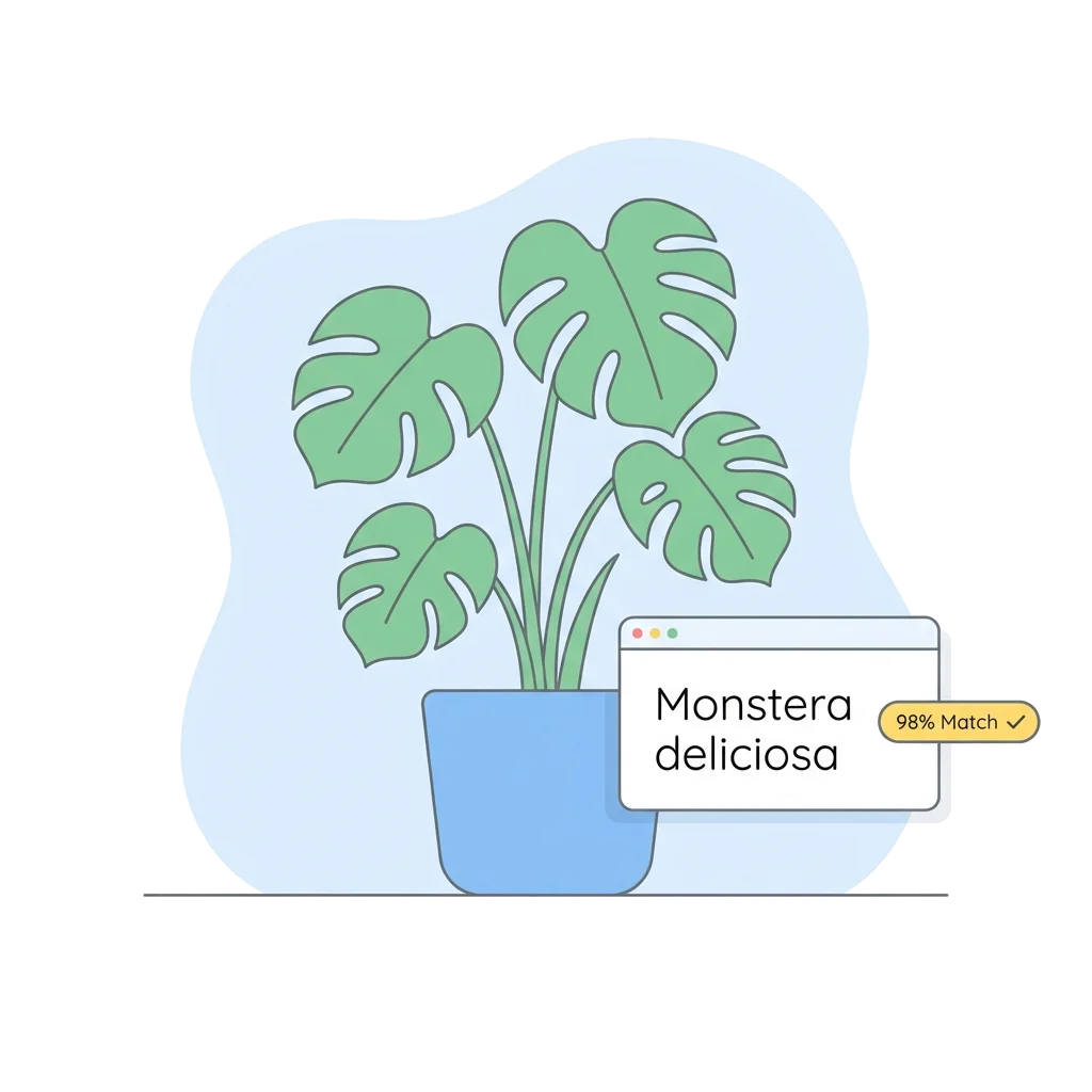Analyse de la plante par l'IA en cours