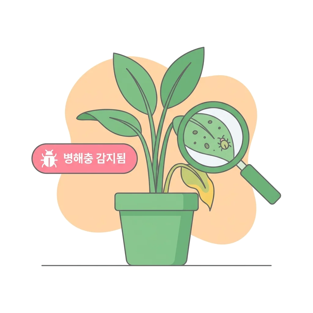 상세한 식물 관리 가이드 및 건강 진단 결과