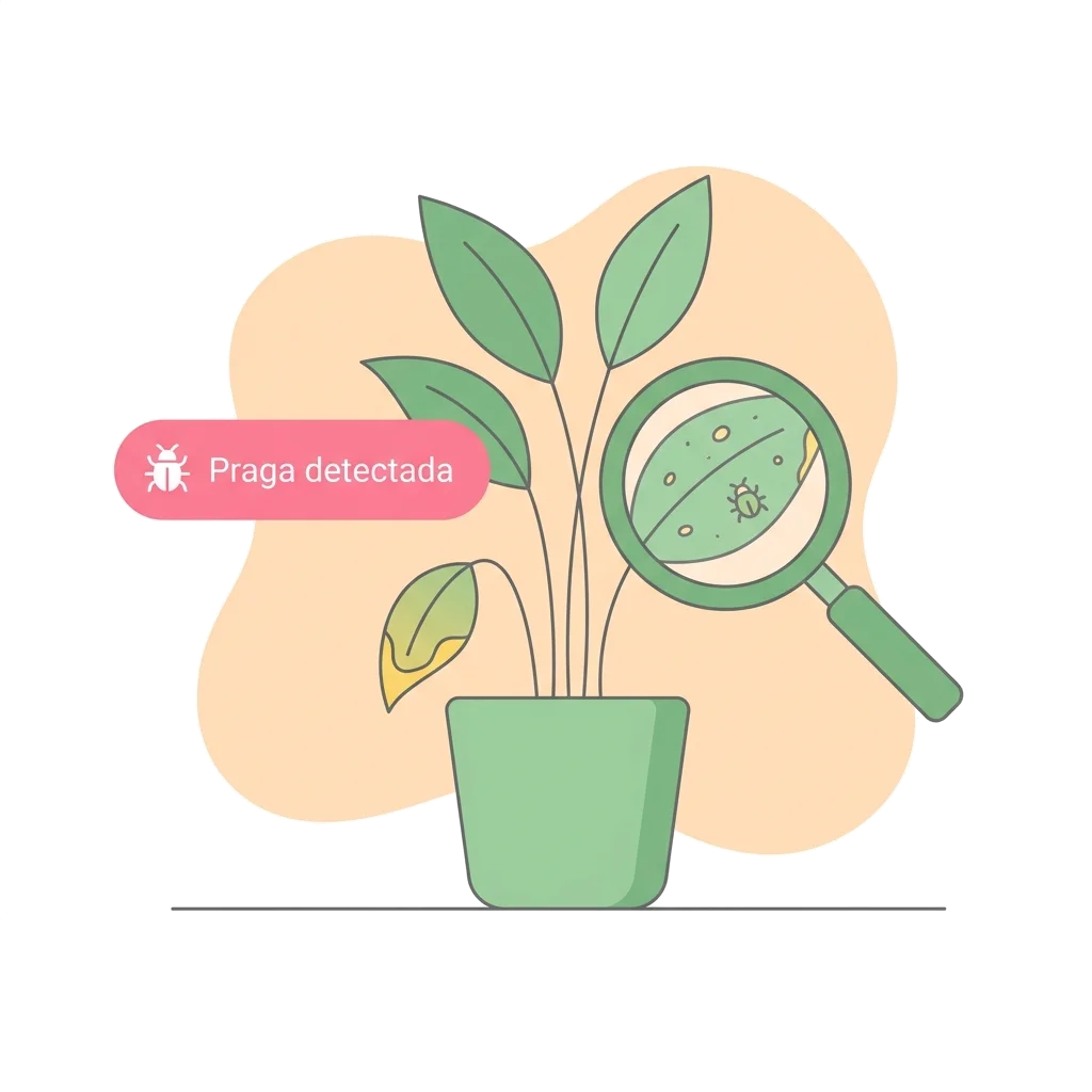Guia de cuidados de plantas detalhado e diagnóstico de saúde