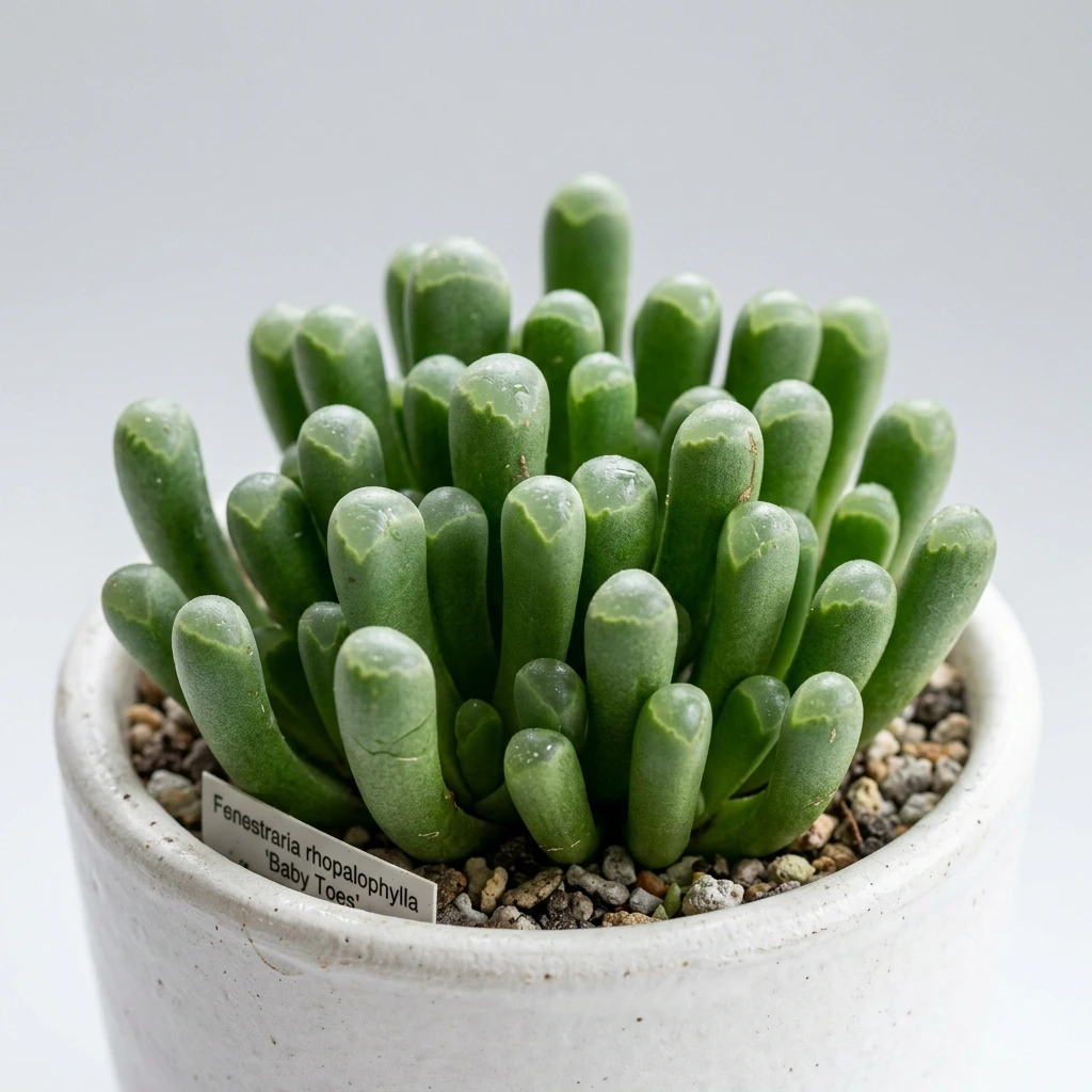 How to care and identify Baby Toes (Fenestraria rhopalophylla) - Plant AI care database