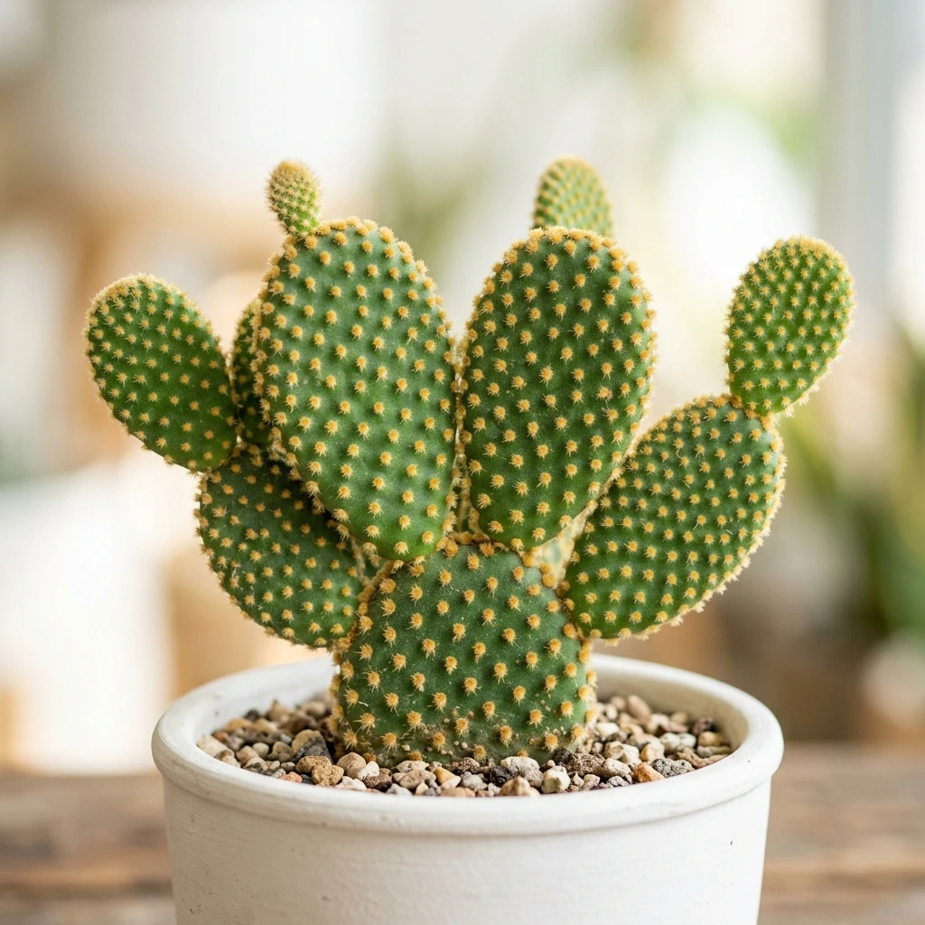 How to care and identify Bunny Ear Cactus (Opuntia microdasys) - Plant AI care database