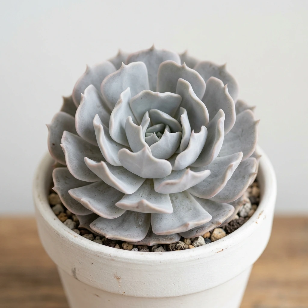 How to care and identify Lilacina Echeveria (Echeveria lilacina) - Plant AI care database