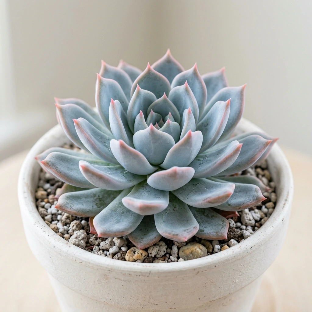 How to care and identify Powder Blue Echeveria (Echeveria 'Powder Blue') - Plant AI care database