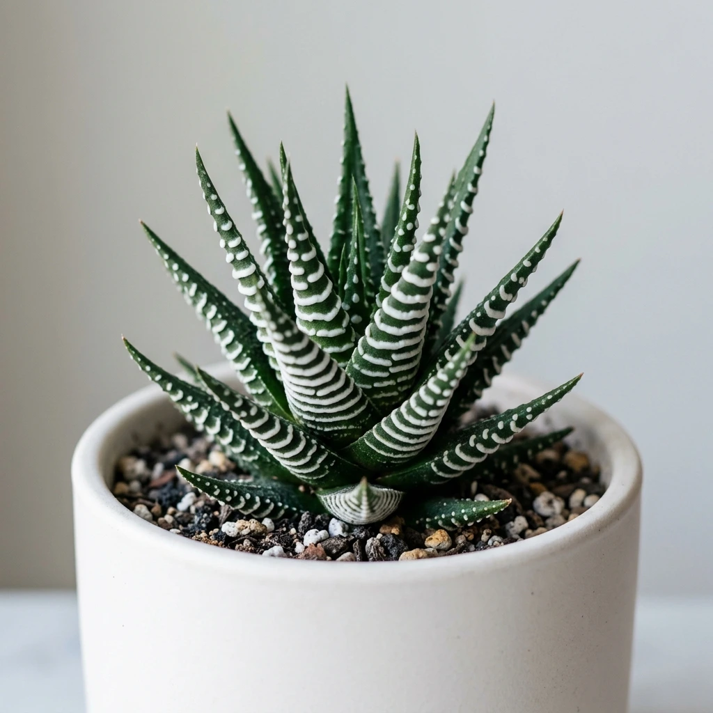How to care and identify Zebra Haworthia (Haworthia fasciata) - Plant AI care database