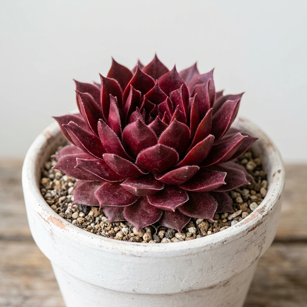How to care and identify Rubin Sempervivum (Sempervivum 'rubin') - Plant AI care database