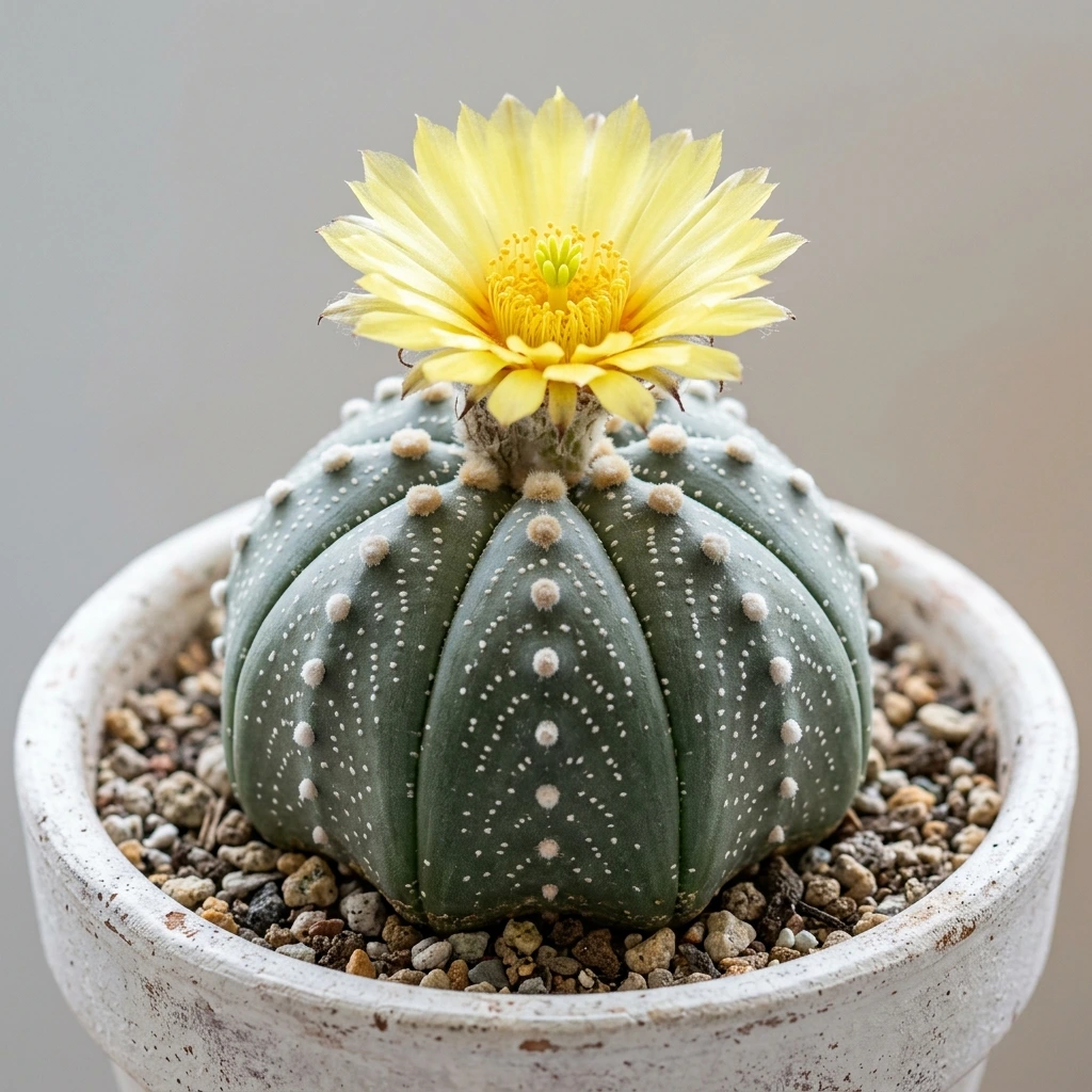 How to care and identify Sand Dollar Cactus (Astrophytum asterias) - Plant AI care database