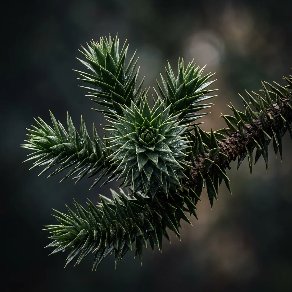 How to care and identify Monkey Puzzle Tree (Araucaria araucana) - Plant AI care database