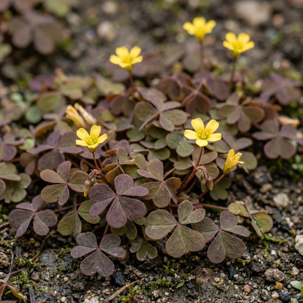 Snap & Identify Creeping Woodsorrel (Oxalis corniculata) - Plant AI care guides
