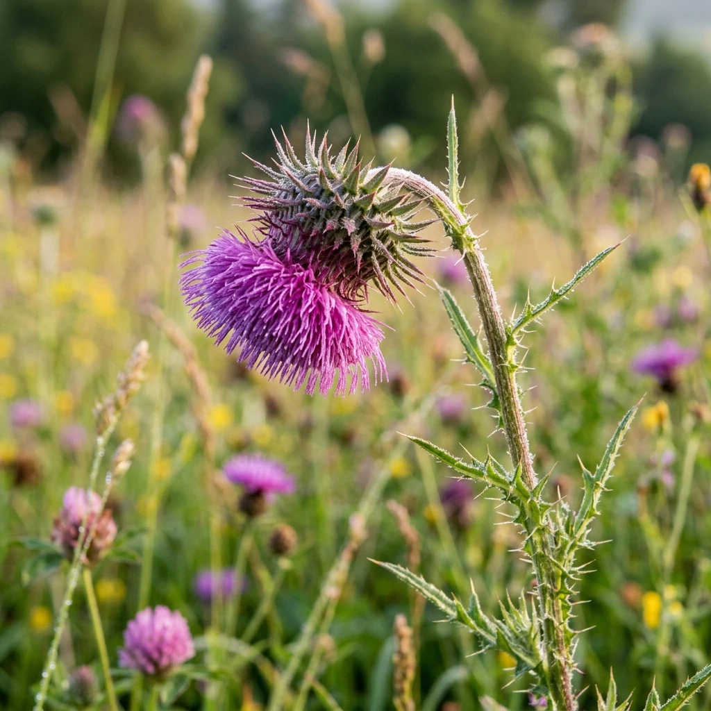 Snap & Identify Musk Thistle (Carduus nutans) - Plant AI care guides