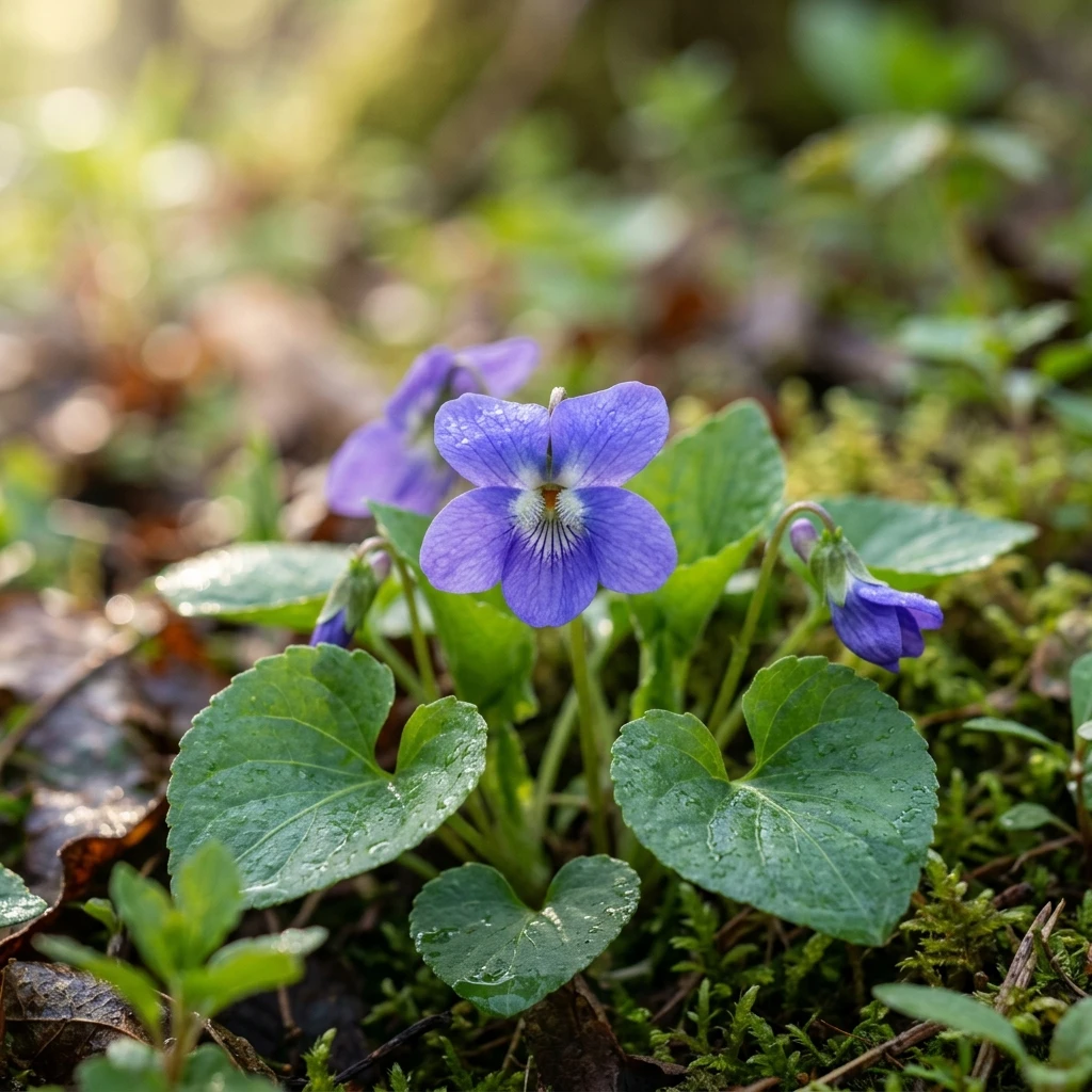 Snap & Identify Wild Violet (Viola sororia) - Plant AI care guides