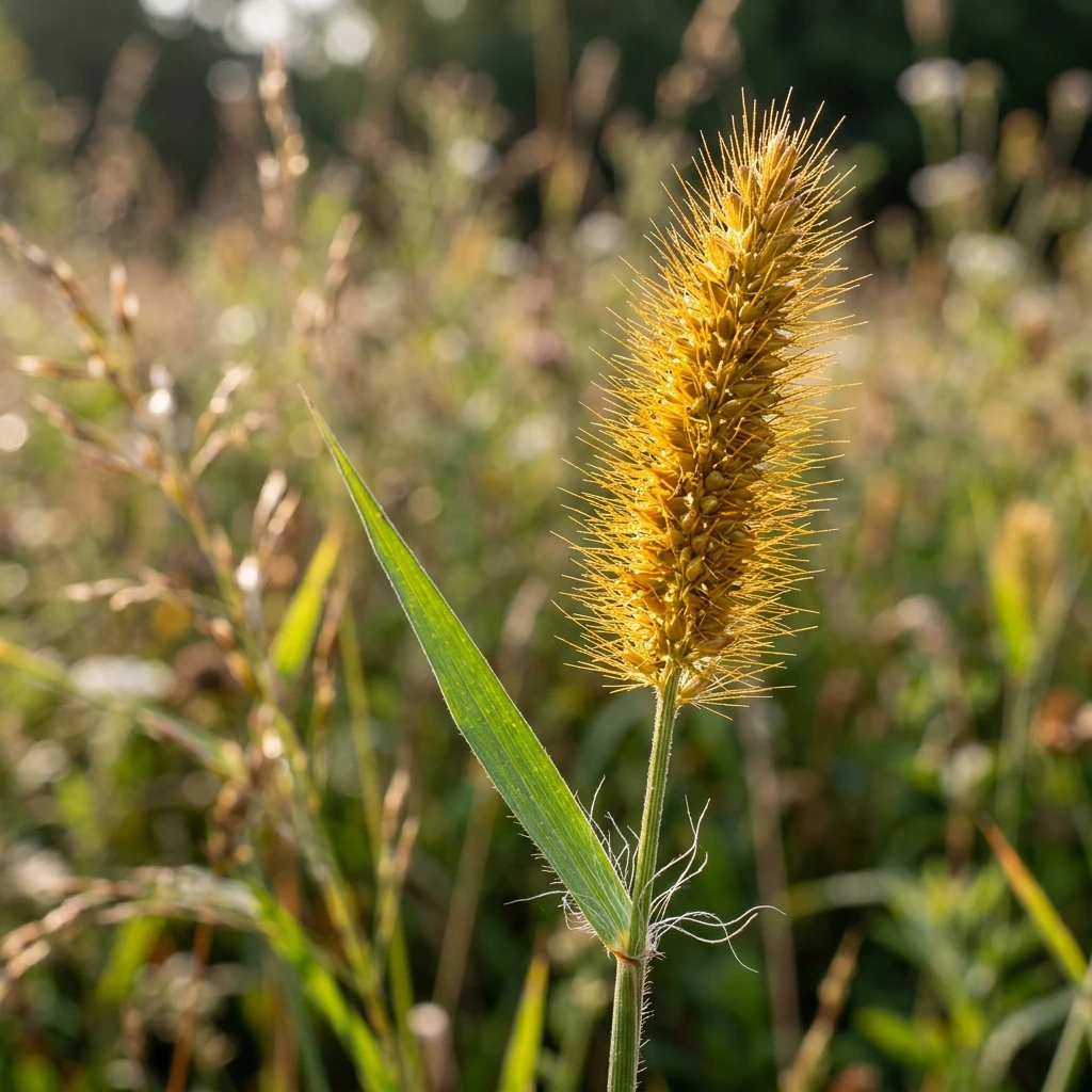 Snap & Identify Yellow Foxtail (Setaria pumila) - Plant AI care guides