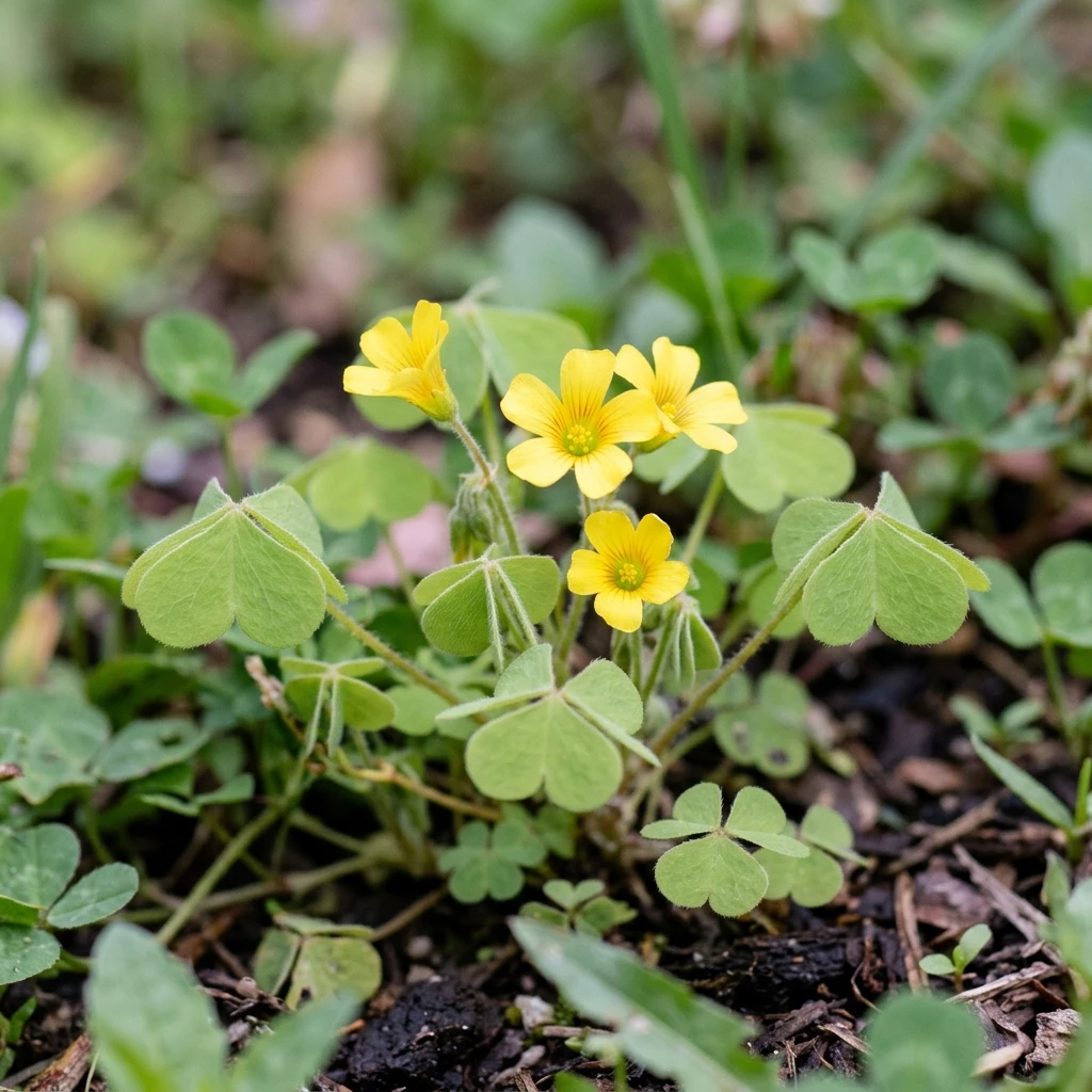 Snap & Identify Yellow Woodsorrel (Oxalis stricta) - Plant AI care guides